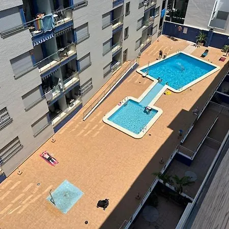Apartamento Casa Flora - Beachfront - Pool - Garage Torrevieja